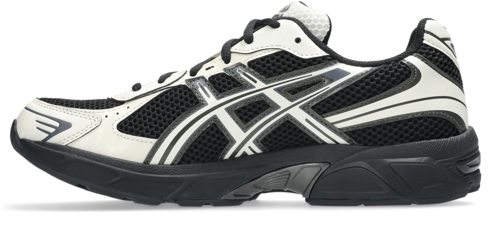 もう一方の足の側面：パーツのつながり。写真：ASICS公式1203A609-001商品ページ