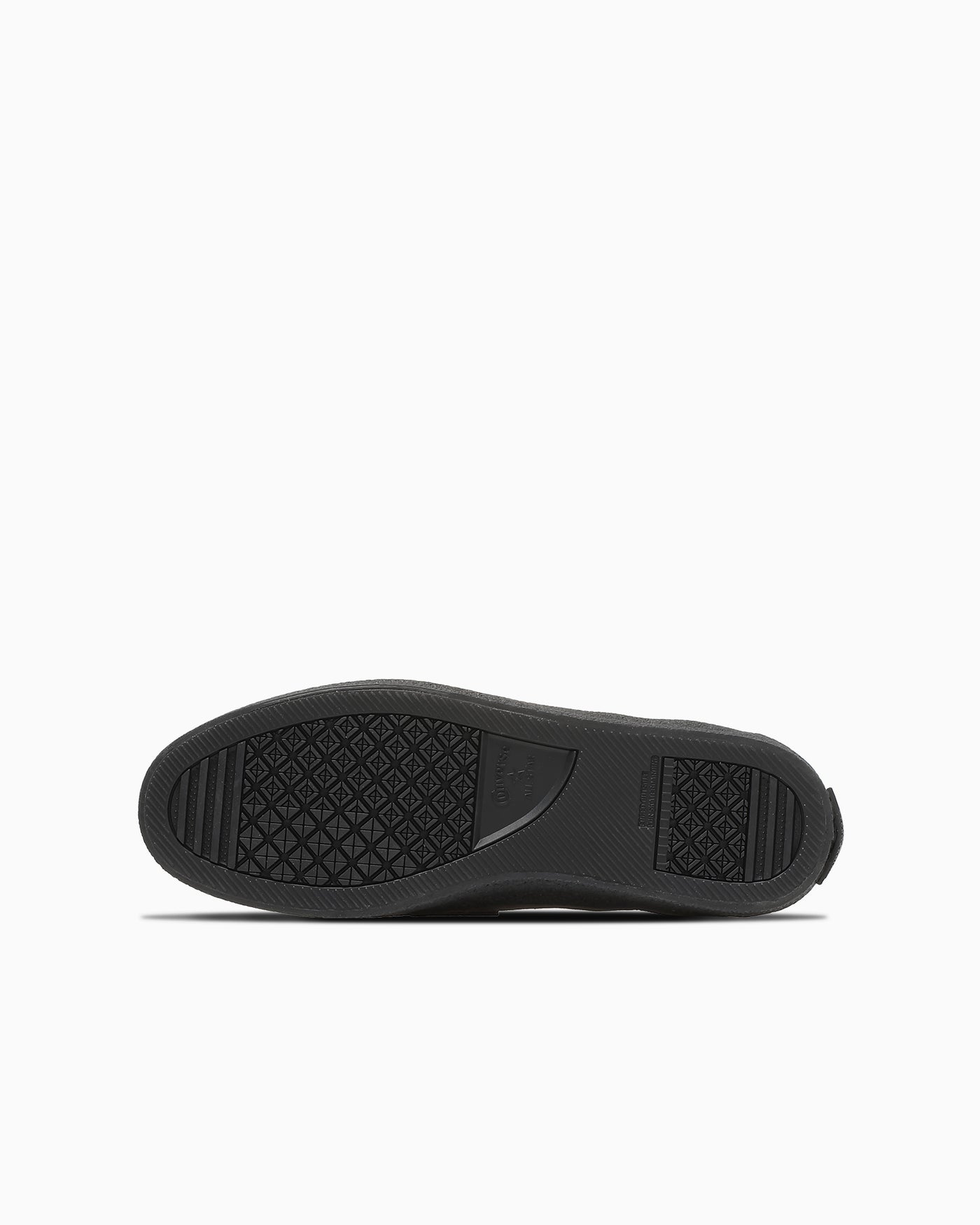 底面：前足部と踵の細かな模様。写真：CONVERSE公式33703110商品ページ