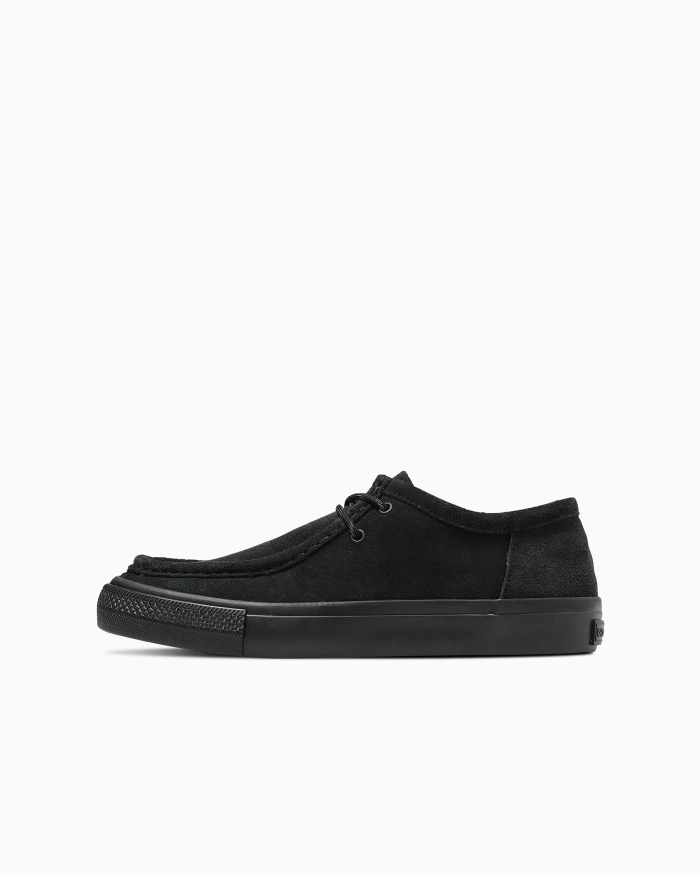 付属の柄入り丸ひもを通した側面。写真：CONVERSE公式34201741商品ページ