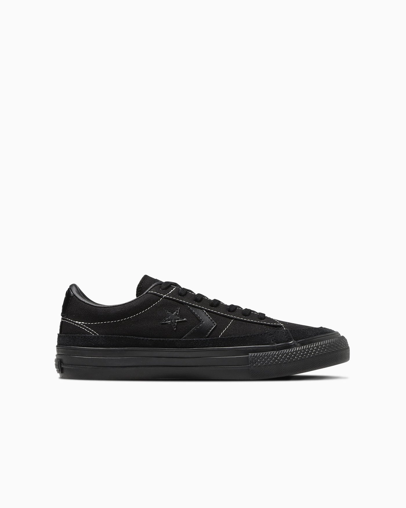 反対側面：黒いキャンバスとソールの輪郭。写真：CONVERSE公式34201681商品ページ